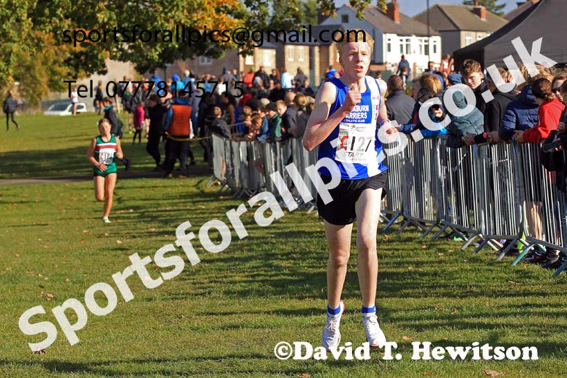 Boys under-15s 2022 Northern Cross Country Relays, Graves Park, Sheffield. Photo: David T. Hewitson/Sports for All Pics